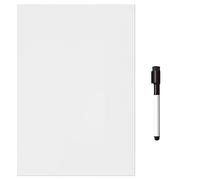 TMS Magnetic Whiteboard Sticker | Self-Adhesive Notice Board to Stick on Wall | Dry Erase Message Board for Office, Home or Kids | Use as Weekly Planner for Notes or Reminders A4 [30 x 21cm]
