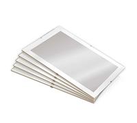 TMSolo Clip Frames A2 (42x59.4 cm) Pack of 3 | Frameless Picture Frames | Acrylic & MDF | Gallery Wall Set