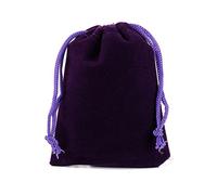 TMTGTS 10 pieces velvet bag with drawstring, 20 x 30 cm, gift bags, velvet bags, large jewellery bag for weddings, parties, jewellery, favour, Christmas, reusable velvet bag, jewellery bag