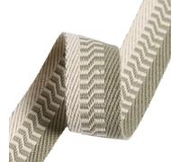 TMTGTS Ribbons 3.2 cm 10 Yards Bias Tape with Patterns Webbing Twill Tape Edging Tape Ribbon Binding Tape Seam Tape Twill Tape Woven Tape Herringbone Webbing Border for DIY Gift Wrapping