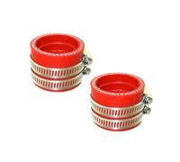 Tmuare Carburetor 40mm Intake Rubber Manifold Adapter Boot Sleeve Joint For Pit Dirt Bike Motorcycle ATV Quad Go Kart (Red)