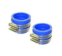 Tmuare Carburetor 40mm Intake Rubber Manifold Adapter Boot Sleeve Joint For Pit Dirt Bike Motorcycle ATV Quad Go Kart (Blue)