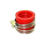 Tmuare Carburetor Carb 33mm Intake Pipe Rubber Manifold Adapter Boot Sleeve Joint For Motorcycle Pit Dirt Bike ATV Quad (Red)