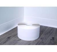 TMW Profiles 100x25mm / 3.93"x0.98" PVC FLEXIBLE SKIRTING BOARD -10M ROLL PVC angle (White)