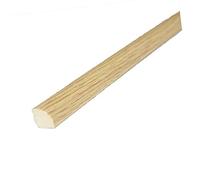 TMW Profiles 13mm uPVC Quadrant Trim - Classic Oak- Gap-Filling Edge for Windows & Doors - Neat Finish, 2.5m Long (Classic Oak)