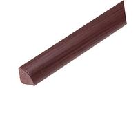 TMW Profiles 13mm uPVC Quadrant Trim - Dark Mahogany- Gap-Filling Edge for Windows & Doors - Neat Finish, 1m Long (Dark Mahogany)