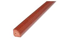 TMW Profiles 13mm uPVC Quadrant Trim - Light Mahogany- Gap-Filling Edge for Windows & Doors - Neat Finish, 2.5m Long (Light Mahogany)