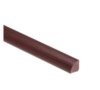 TMW Profiles 18mm uPVC Quadrant Trim - Dark Mahogany- Gap-Filling Edge for Windows & Doors - Neat Finish, 2.5m Long (Dark Mahogany)