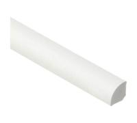 TMW Profiles 18mm uPVC Quadrant Trim - White- Gap-Filling Edge for Windows & Doors - Neat Finish, 2.5m Long (White)