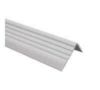 TMW Profiles PVC Bullnose Stair Nosing 40mm × 25mm - Self-Adhesive - Anti-Slip, 1.18m (Gray)
