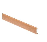 TMW Profiles U Section PVC Furniture Edge Trim 21 × 18 × 8.5mm - Melamine Panel Capping - Durable Finish, 2.5m Length (European Beech)