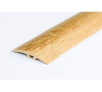 TMW Profiles uPVC Door Edging Floor Trim 30mm - Wood Effect - 23 Colours - Self-Adhesive, 0.9m Length (Noble Oak)