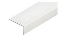 TMW Profiles uPVC Unequal Corner Trim 40mm × 20mm - White - Impact-Resistant 1m Length (40mm x 20mm x 1M)