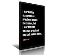 TMWHONG Bruce Lee Quotes Quote Poster Inspirational Canvas Wall Art Motivational Print Quotes Canvas Painting Office Home Wall Decor Gift 08x12inch(20x30cm)
