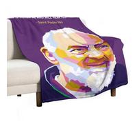 TMWHONG Padre Pio Quote Throw Blanket Inspirational Motivational Quotes Blankets Soft Lightweight 150x200cm(60x80in)