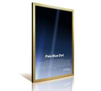 TMWHONG Pale Blue Dot Quote Poster Inspirational Canvas Wall Art Motivational Print Quotes Canvas Painting Office Home Wall Decor Gift 12x16inch(30x40cm)