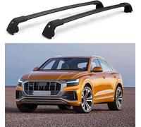 TMXM 2 PCS Roof rack cross Bar,For Audi Q8 (4MN) 2019+ Rooftop Luggage Carrier Crossbar Cargo Transportrack Holder Auto Accessories,A-Black