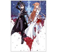 TMXON 5D Adult Diamond Painting Kit, Japanese Anime Sword Art Online SAO, Diamond Painting 5D Cross Stitch Resin Diamond Craft DIY Painting for Wall Decoration at Home 40x50CM