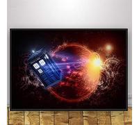 TMXON 5D Diamond Art Kits Teleplay Doctor Who Picture Drill DIY Diamond Painting Embroidery Handmade Adults Kids Cheap Paste for Living Room Bedroom Wall Decor 30x40CM