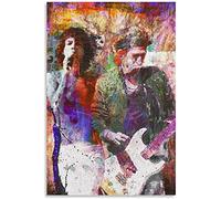TMXON 5D Diamond Painting Set for Adults and Children Rolling Stones DIY Diamond Painting Crystal Rhinestone Diamond Embroidery Painting 30x40CM