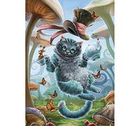 TMXON DIY 5D Alice in Wonderland Diamond Painting Kits Art Cartoon 3D Paint by Diamonds Embroidery 50x60CM