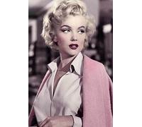 TMXON DIY 5D Diamond Painting Crystal Rhinestone Painting Marilyn Monroe Celebrity Actor Embroidery Pictures Art Crafts for Adults and Children 30x40CM