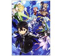 TMXON DIY 5D Diamond Painting Numbering Kit, Japanese Anime Sword Art Online SAO, Crystal Rhinestone Diamond Embroidery Painting, Cross Stitch for Home Wall Decoration 50x60CM