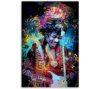 TMXON DIY Adults and Children Diamond Painting Kits Drill Jimi Hendrix Art Poster Painting Canvas 5D Rhinestone Picture Crystal Crafts 40x50CM