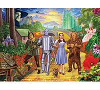 TMXON DIY Diamond Painting 5D Inlaid Diamond Painting Kit, Wizard of Oz Dorothy Gail Round Diamond Cross Stitch Embroidery, Craft Decoration Gift 40x40CM