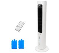 TMYICE Portable Windowless Air Conditioner, 41" Evaporative Cooler with Remote Control, 3 Swamp Models, 12 Hour Timer, 70° Oscillation Tower, Liter Water Tank and 2 Ice Bags for