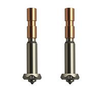 TMYPN 2 Pcs 0.4MM Upgrade Nozzles for Kobra 3 Max Assembled Extruder Hotend, 3D Printer Hardened Steel Nozzle for Anycubic Kobra 3 Max Combo