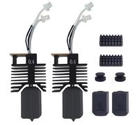 TMYPN 2PCS 0.4mm U1 Hotend for Snapmaker U1 Extruder, 24V 48W Fast Heating Ceramic Hot End with Hardened Steel Nozzle & Leak-Proof Integrated Design, Replacement Parts for Snapmaker U1 3D Printer
