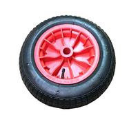 TMZ® 1x 14" Wheelbarrow Wheel Pneumatic Inflatable Tyre 3.50-8 REPLACEMENT RED