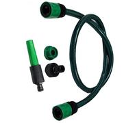 TMZ ® 4-Layer Hosepipe Garden Hose Pipe Reinforced 1/2" 1, 1.5, 2 M + Hose Connectors (1.5m)
