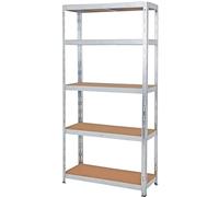 TMZ ©-5 Tier Heavy Duty Steel Garage Storage Shelving Shelf Rack 150 x 70 x 30cm