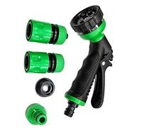 TMZ ® Garden Hose Connector Set Spray Gun Water Sprayer and Hose Pipe Fittings 5pc