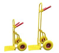 TMZ® Hand Trolley Stair Climber Sack Barrow Truck Cart PU Wheel 200KG Black & Yellow (Yellow)