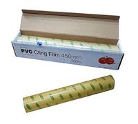 TMZ ® Kitchen Roll Catering Cling Film Food Baking Wrapping 450mm x 300m Cutter