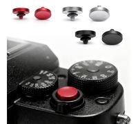TMZELOA 3-Piece Aluminium Alloy Concave Shutter Release Button Camera Shutter Button Compatible with Fujifilm X100VI X-T30 X-T20 X-T10 X-T5 X-T4 X-T3