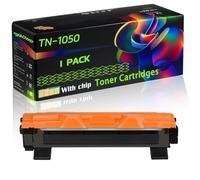TN-1050 Compatible for Brother Toner Cartridges with Chip HL-1112 HL-1112A HL-1210W HL-1212W MFC-1810 Printers (1 Pack Black)