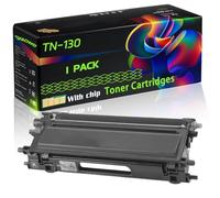TN-130 Compatible for Brother Toner Cartridges with Chip DCP-9040 DCP-9042CDN DCP-9045CDN DCP-9040CN DCP-9042CN DCP-9045CN DCP-9042 Printers (1 Pack Black)