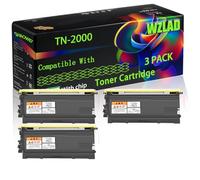 TN-2000 Compatible for Brother Toner Cartridge with Chip MFC-2500 MFC-7220 MFC-7225N MFC-7420 MFC-7820 Printers (3 Pack Black)
