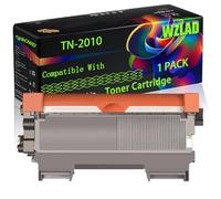 TN-2010 Compatible for Brother Toner Cartridge with Chip DCP-7055 HL-2130 DCP-7055W HL-2132 DCP-7057 Printers (1 Pack Black)