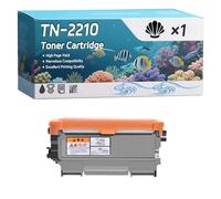TN-2210 Toner Cartridge Compatible for Brother HL-2240 HL-2250DN HL-2270DW MFC-7460DN DCP-7065DN Printers, High-Definition Printing Effect with Chip, 3600 Pages (1 Pack Black)