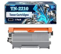 TN-2210 Toner Cartridges Compatible for Brother HL-2240 HL-2250DN HL-2270DW MFC-7360N MFC-7460DN MFC-7460N MFC-7860DW Printers, With Chip Large Capacity 3600 Pages (1 Pack Black)