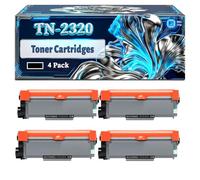 TN-2320 Toner Cartridges Compatible for Brother MFC-L2700DN MFC-L2700DW MFC-L2720DW MFC-L2740CW MFC-L2740DW Printers, With Chip Large Capacity 3600 Pages (4 Pack Black)