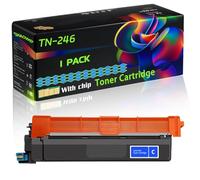 TN-246 Compatible for Brother Toner Cartridge with Chip DCP-9017CDW HL-3152CDW MFC-9332CDW Printers (1 Pack Cyan)
