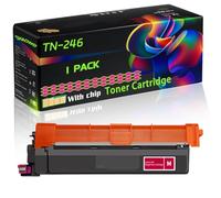 TN-246 Compatible for Brother Toner Cartridge with Chip HL-3172CDW MFC-9342CDW HL-3142CW Printers (1 Pack Magenta)
