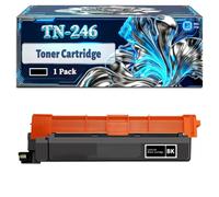 TN-246 Toner Cartridge Compatible for Brother DCP-9017CDW HL-3152CDW MFC-9332CDW DCP-9022CDW Printers, With Chip Large Capacity 2500 Pages (1 Pack Black)