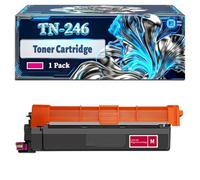 TN-246 Toner Cartridge Compatible for Brother HL-3172CDW MFC-9342CDW HL-3142CW MFC-9142CDN Printers, With Chip Large Capacity 2500 Pages (1 Pack Magenta)